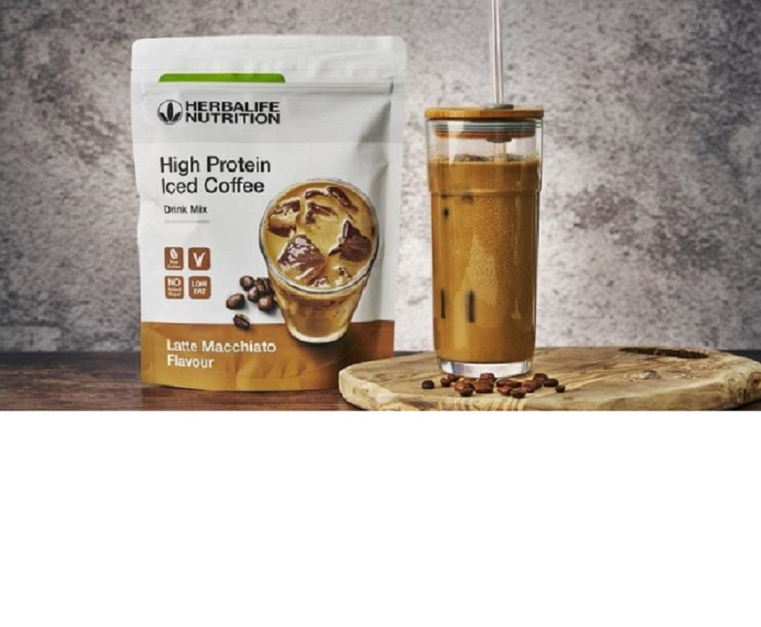 High Protein Iced Coffee - Espresso Latte Macchiato (308g)